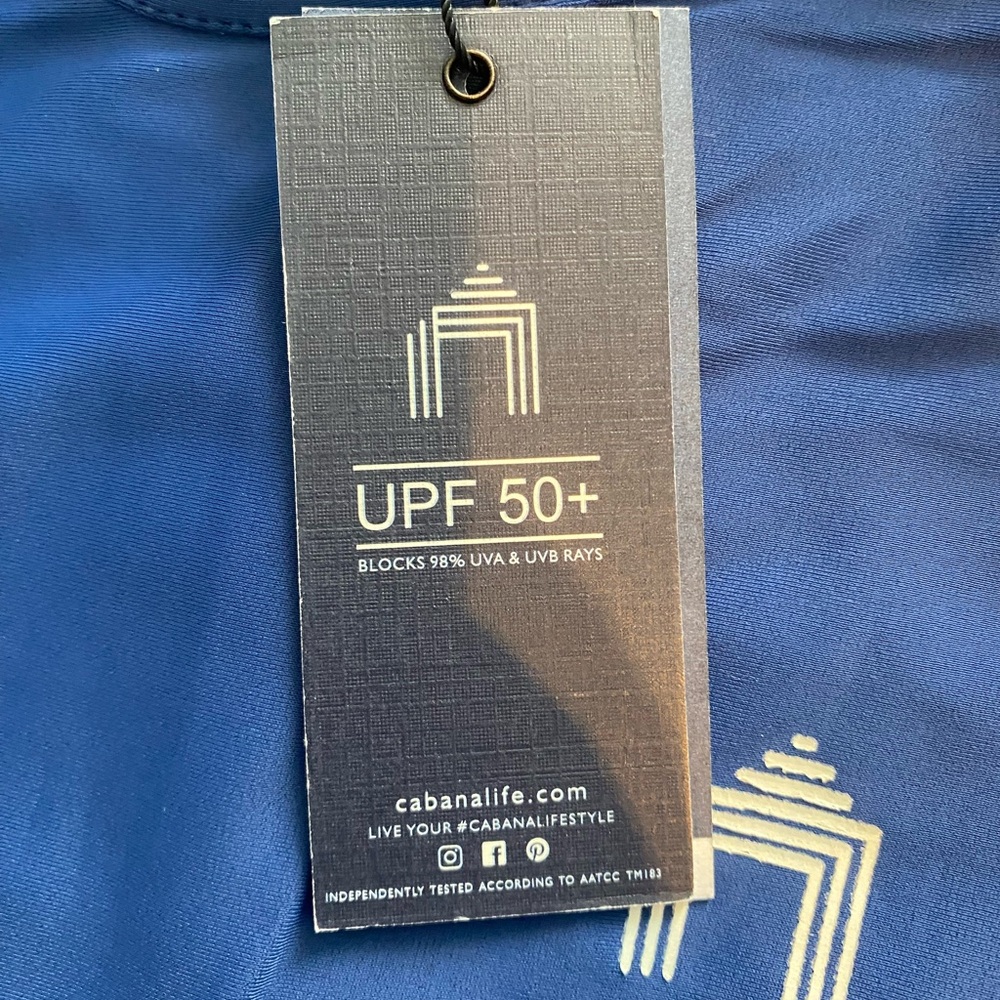 NWT Cabana Life Rash Guard Top Size Small - Picture 9 of 11